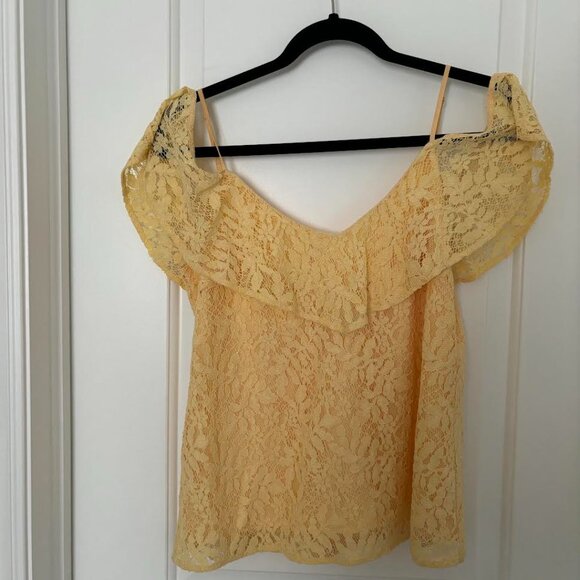 WAYF Off Shoulder Lace Top - Picture 3 of 5